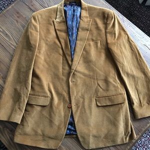Sean John Imprinted Velour Sports Coat